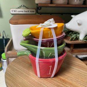 Rae Dunn FRUIT measuring cups